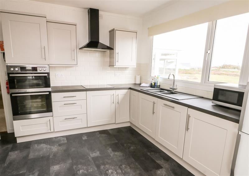 This is the kitchen at Moorside, Trearddur Bay