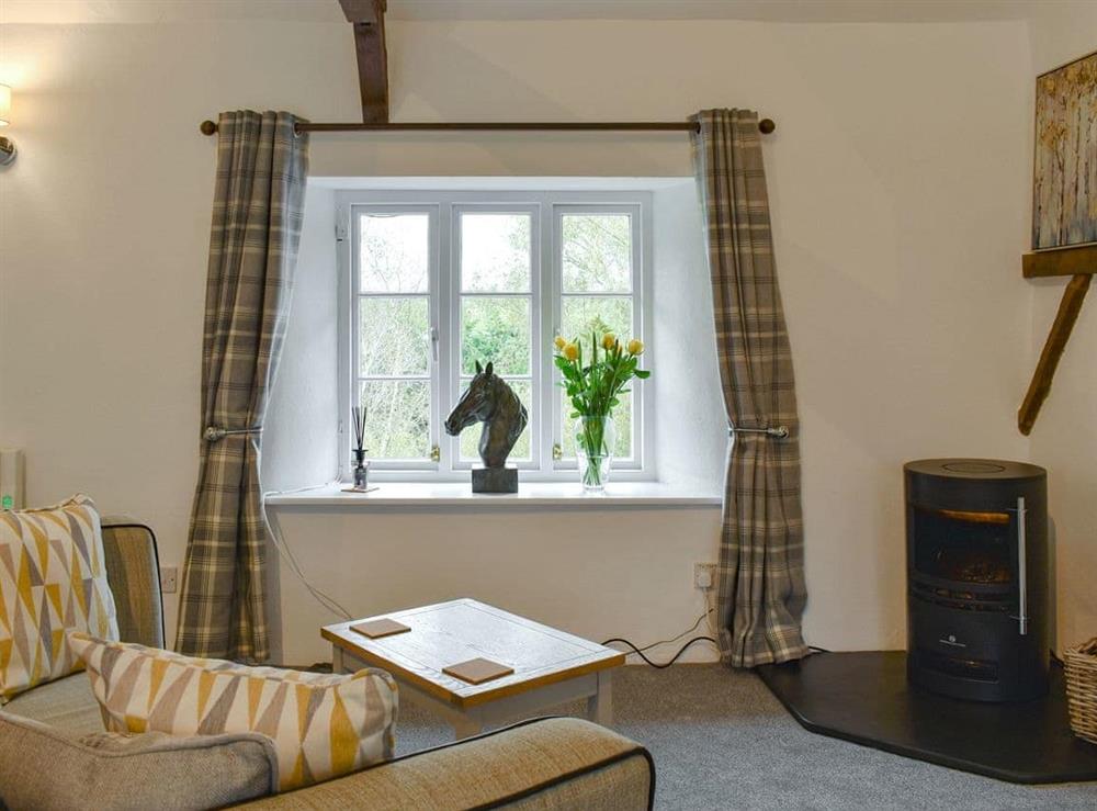 Living area at Moortown in Chawleigh, near Chulmleigh, Devon