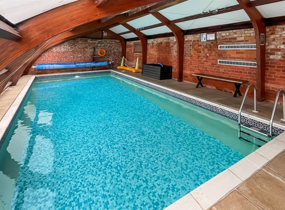 Swimming pool at Moortown House in Moortown, Lincolnshire