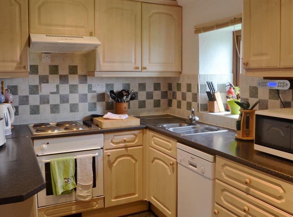 Kitchen at Moorview Cottage in Cuddlipptown, near Tavistock, Devon