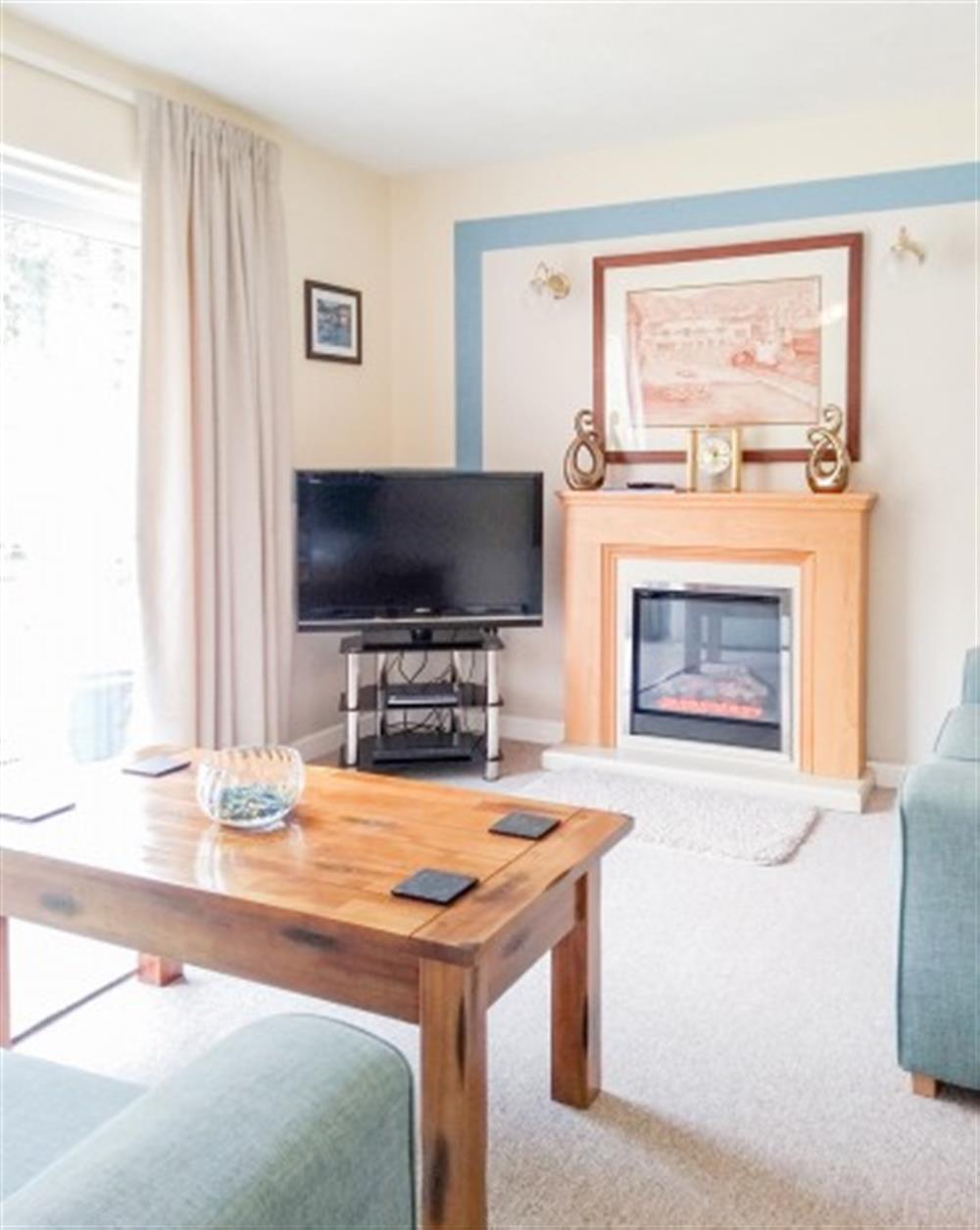 Relax in the living area at Moorview in Polperro