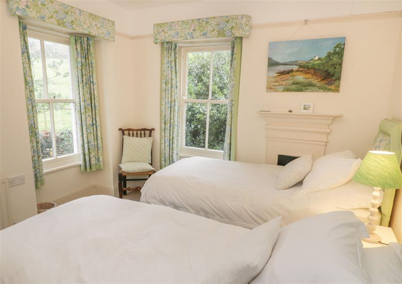 One of the 4 bedrooms at Mor Edrin, Ynys near Harlech