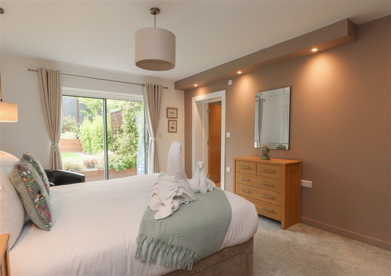 One of the 4 bedrooms at Mor Glas, Deganwy