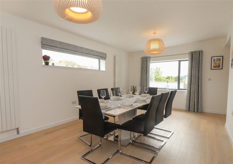 The dining room at Mor Glas, Deganwy