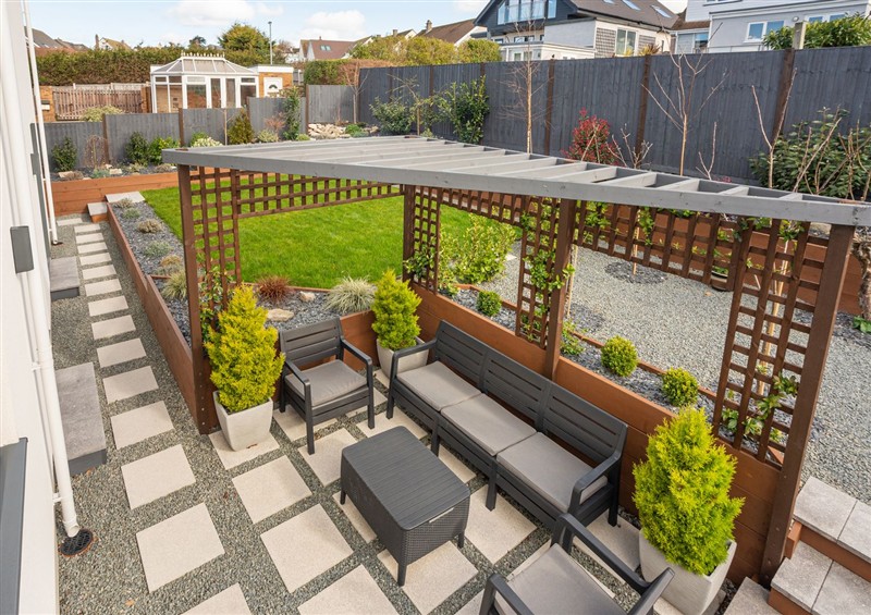 The garden at Mor Glas, Deganwy