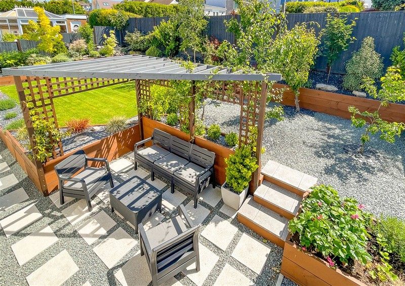 This is the garden at Mor Glas, Deganwy