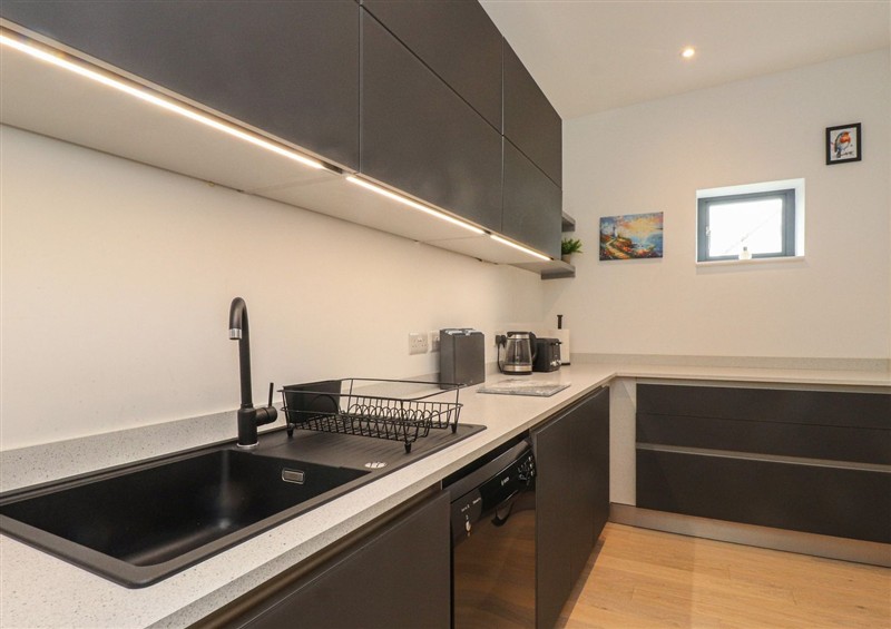 This is the kitchen (photo 2) at Mor Glas, Deganwy