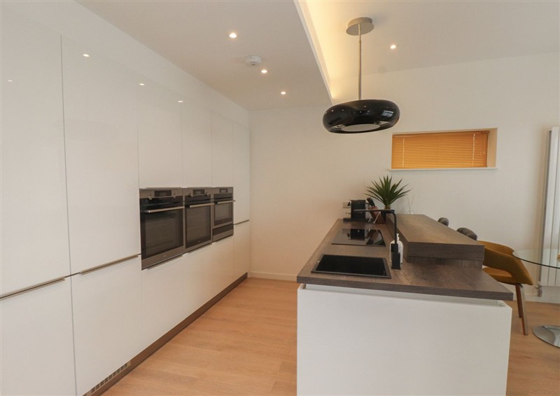 This is the kitchen at Mor Glas, Deganwy