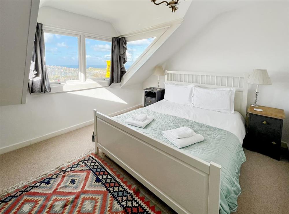 Double bedroom at Mor Kernow in St Ives, Cornwall