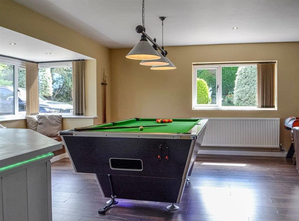 Games room at Mor O Gariad in New Quay, Dyfed