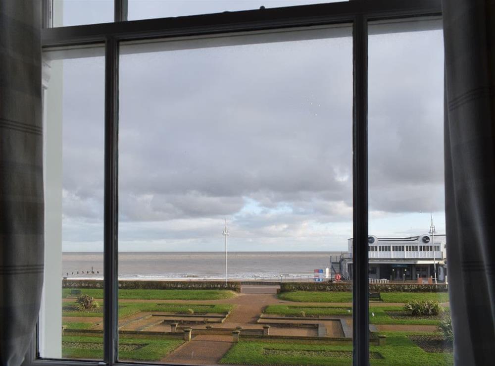 Excellent view of the coast from the living area at Flat 3 Sea View, 