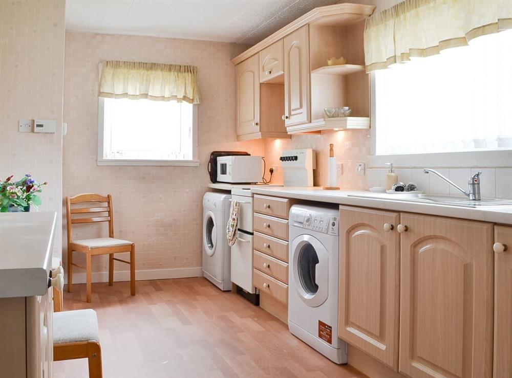 Kitchen at Moray Cottage in Wick, Caithness