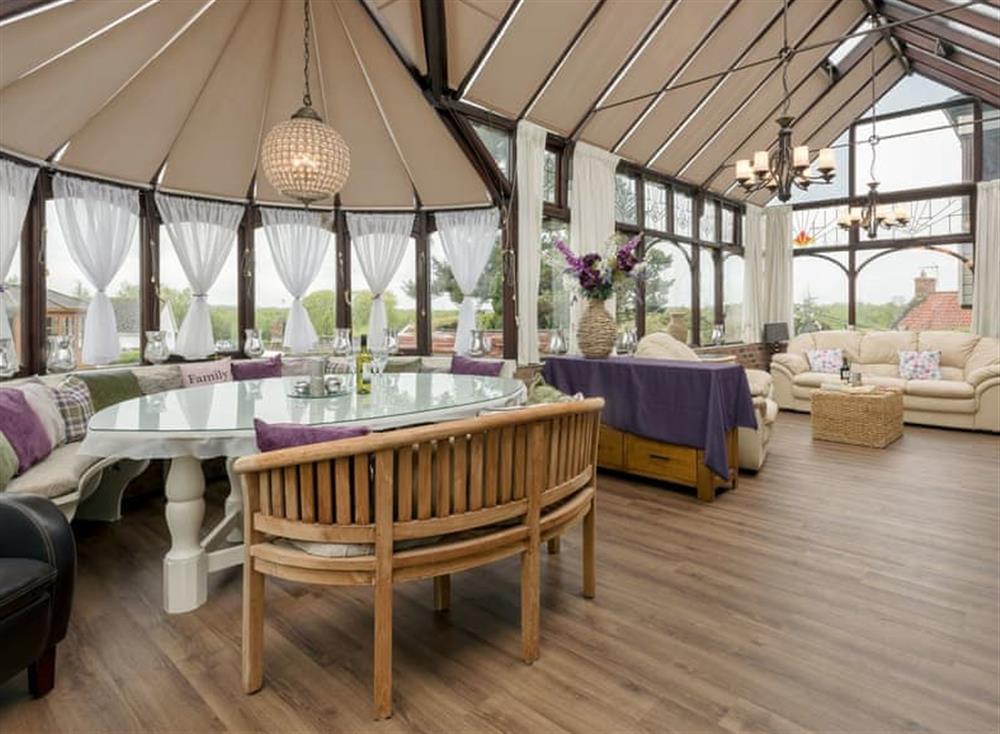 Light and airy conservatory at Morea in Horning, Norfolk