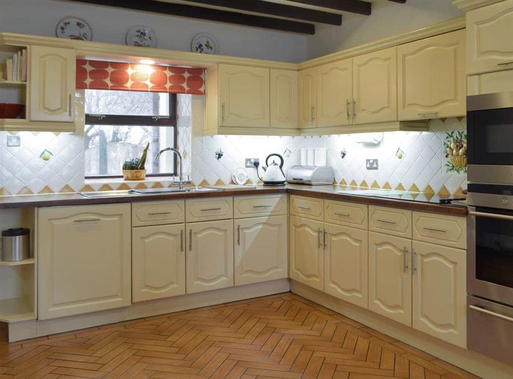 Fully appointed kitchen with dining area at Morfa in Amroth, near Saundersfoot, Dyfed