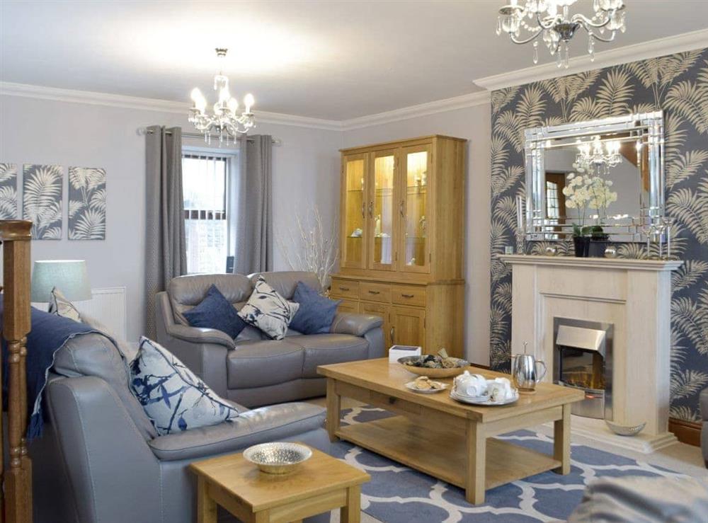 Well-furnished living room at Morfa in Amroth, near Saundersfoot, Dyfed