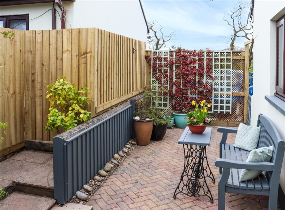 Sitting-out-area at Morgans Way in Narberth, Dyfed