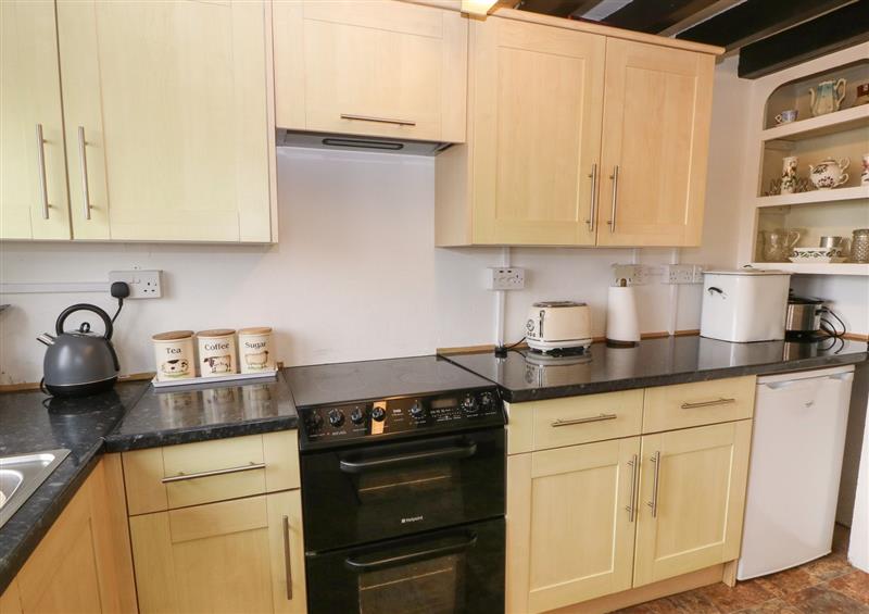 This is the kitchen at Morlais, Criccieth