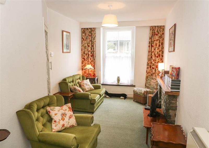 This is the living room at Morlais, Criccieth