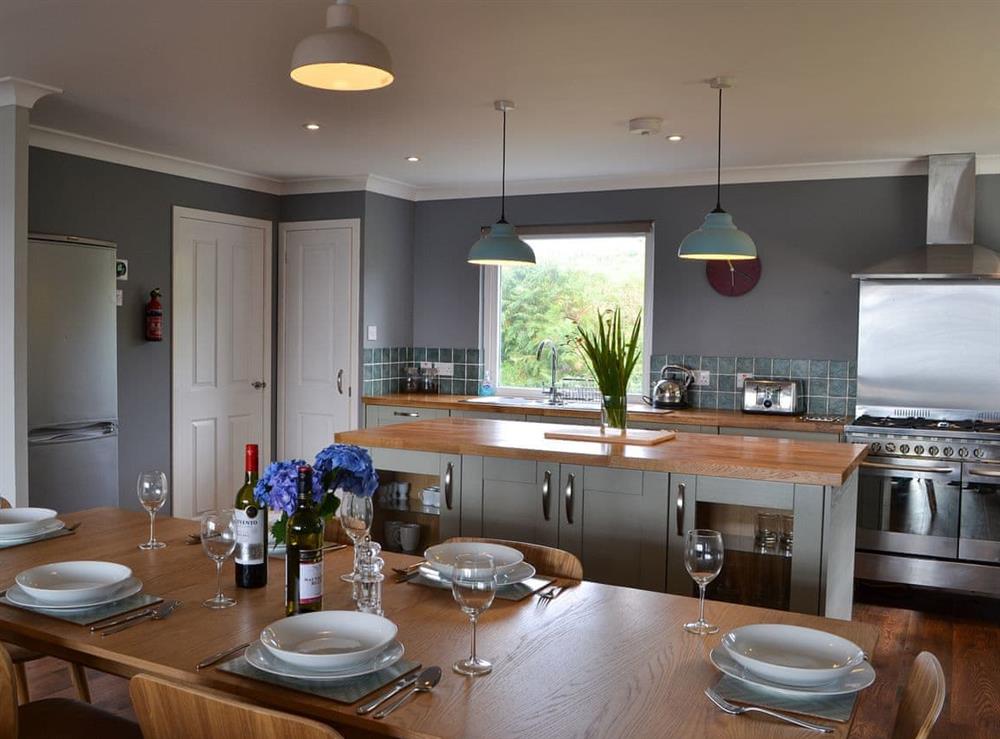 Kitchen & dining area at Morlich in Gairloch, Highlands, Ross-Shire