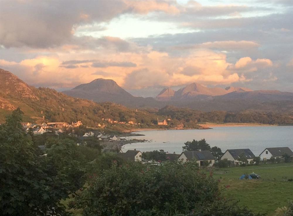Overlooking Gairloch and the Torridon mountains