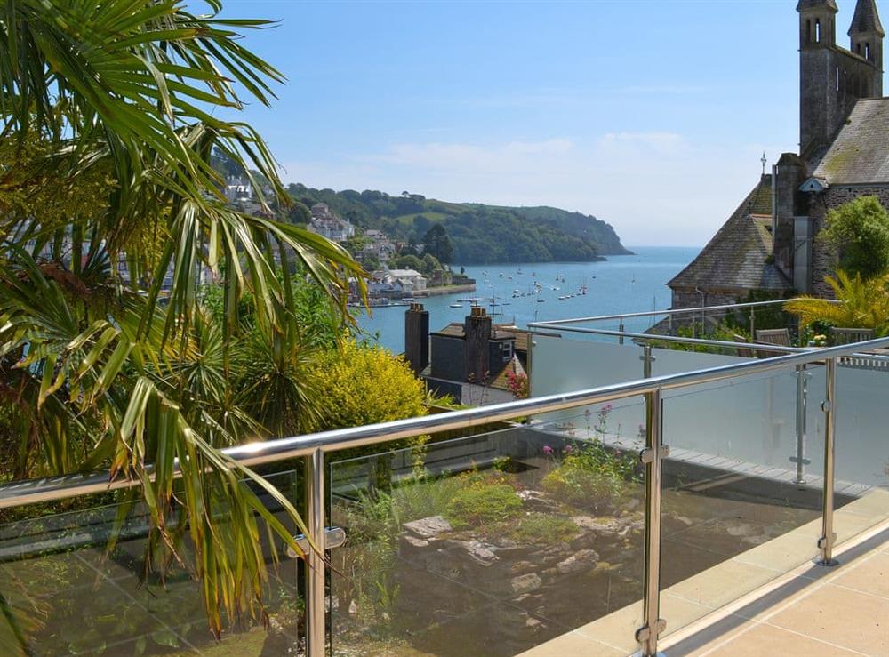 Sitting-out-area with fantastic views (photo 2) at Morning Sun, Above Town 47 in Dartmouth, Devon