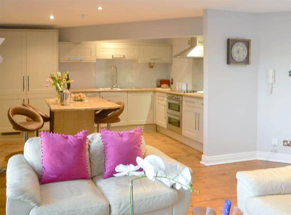 Open plan living space at Morpeth Court in Morpeth, Northumberland