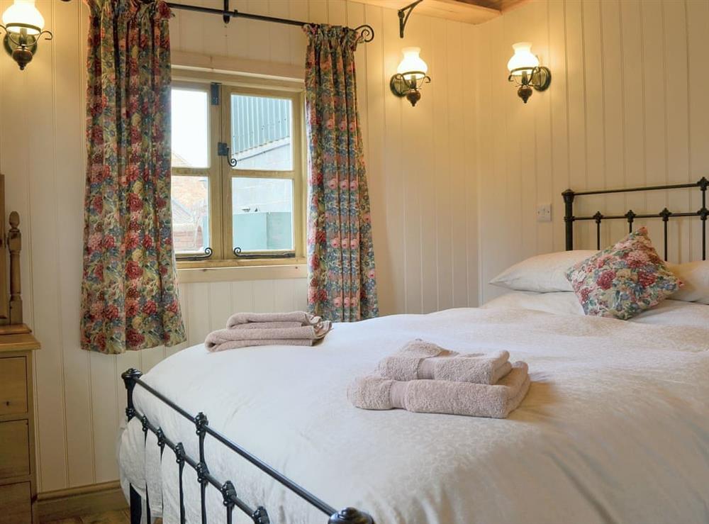 Comfortable double bedroom at Shepherds Lodge, 