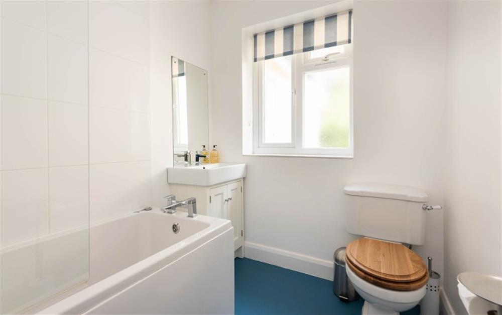 The ground floor bathroom at Morstones in Bantham