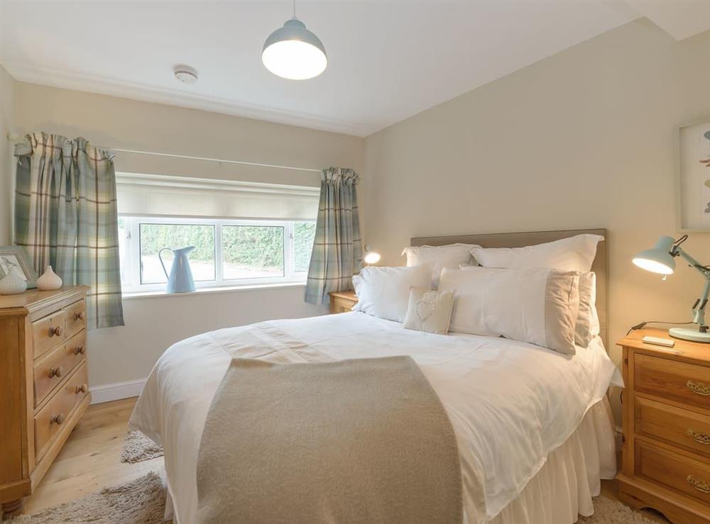 Comfortable double bedroom at Mortimer Trail Mews in Mortimers Cross, near Leominster, Herefordshire