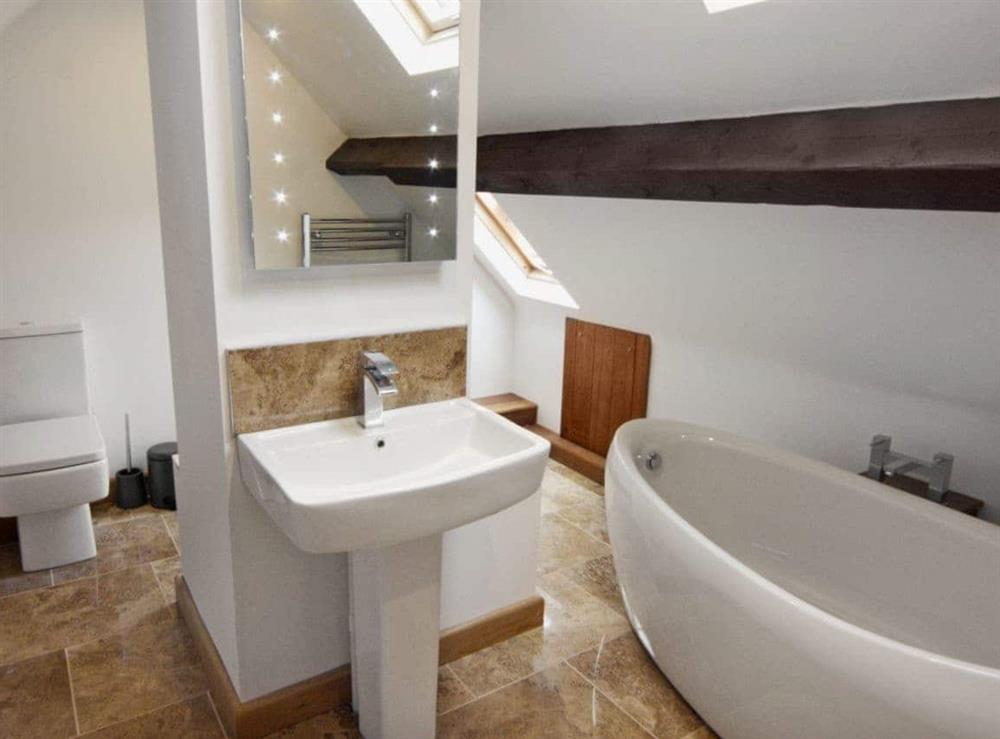 Bathroom at Morton Grange Coach House in Ellesmere, Shropshire