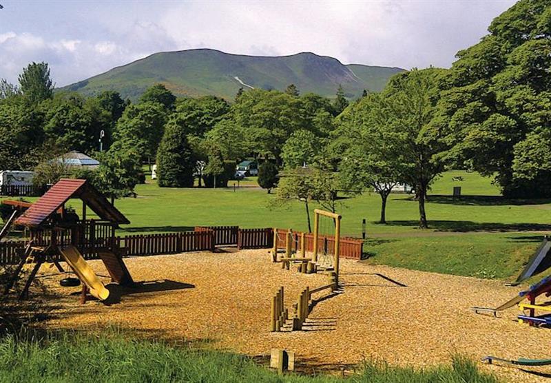 Children’s play area at Mortonhall in Midlothian, Edinburgh & the Borders