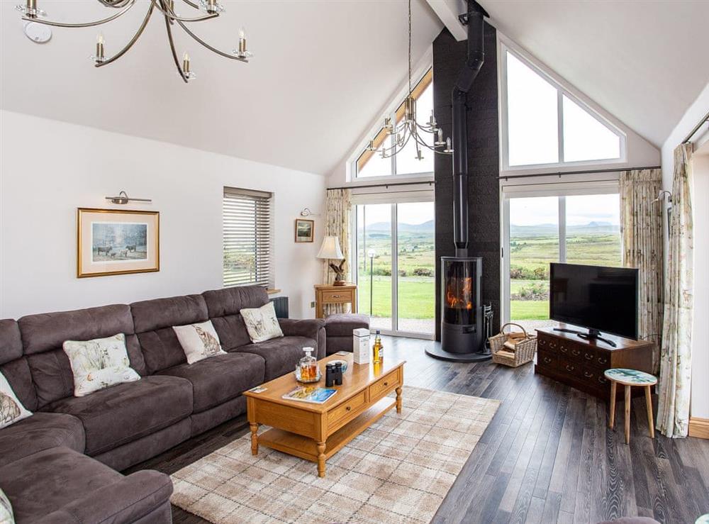 Living room at Morven View in Dunbeath, near Wick, Caithness