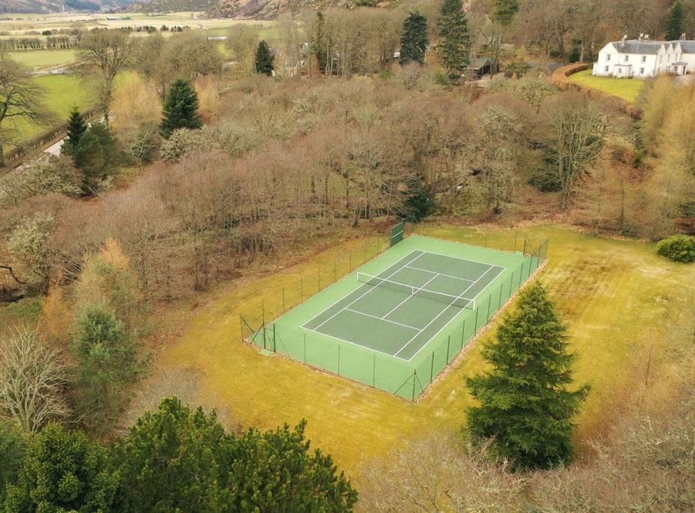 Tennis court at Morvich Guest Lodge in Morvich, Sutherland