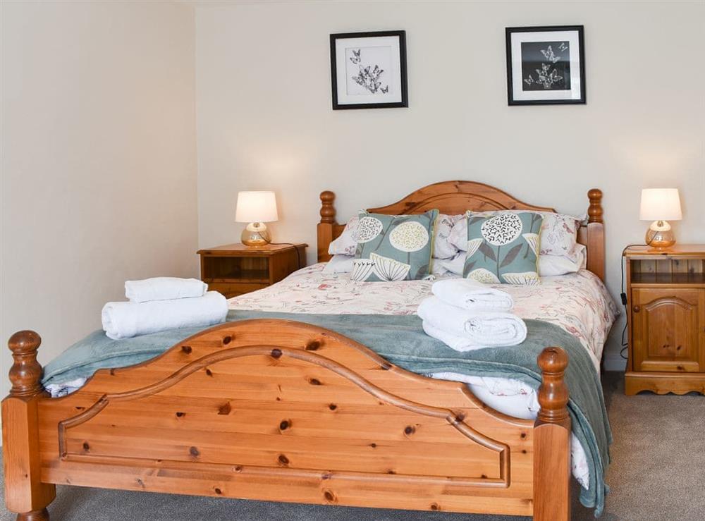 Welcoming double bedded room at Trotters, 