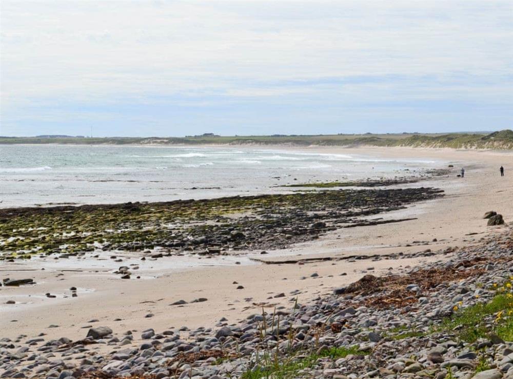 Beach at Morys Cottage in Keiss, near Wick, Caithness