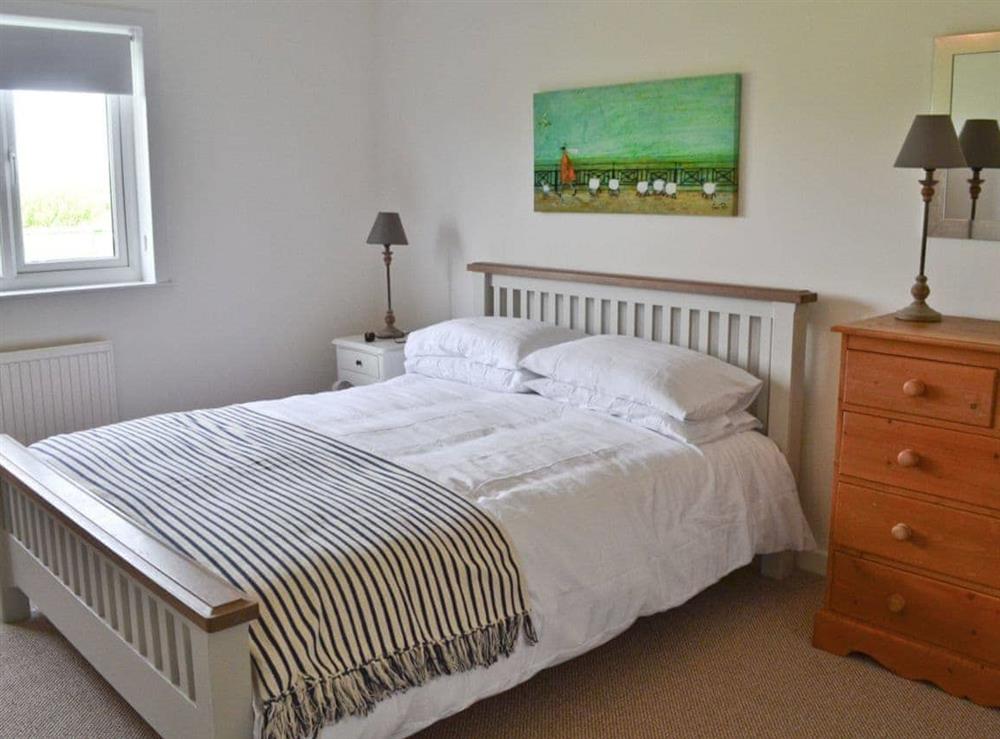 Double bedroom at Morys Cottage in Keiss, near Wick, Caithness