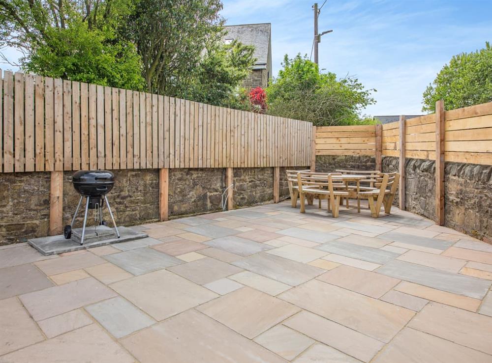 Patio at Moss House in Sunniside, near Bishop Auckland, Durham