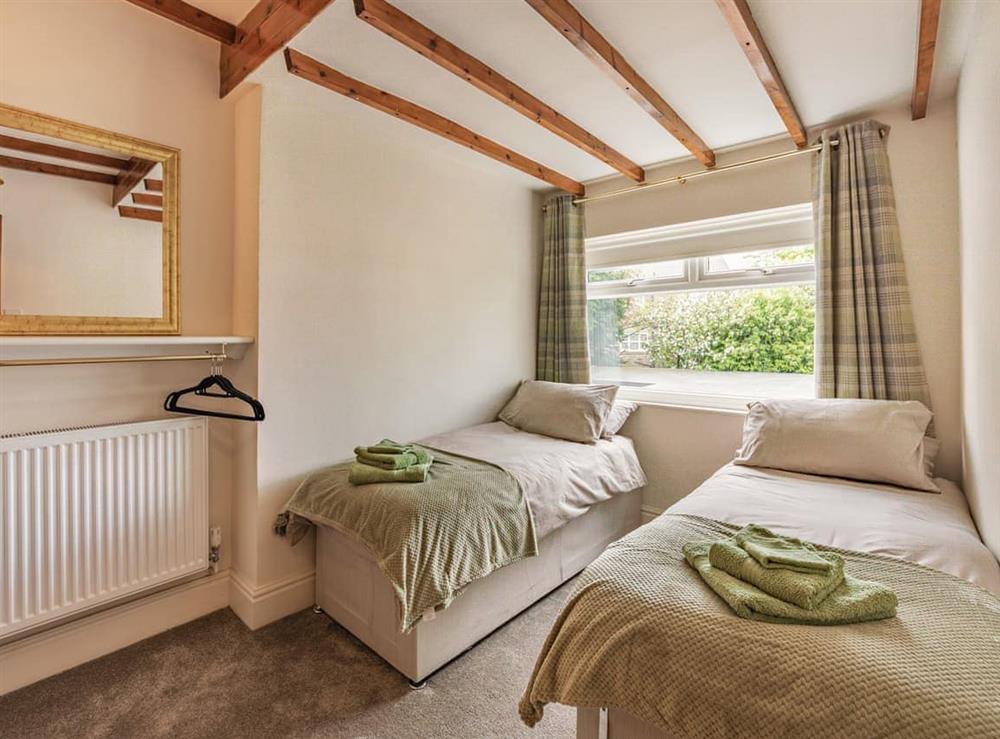 Twin bedroom at Moss House in Sunniside, near Bishop Auckland, Durham
