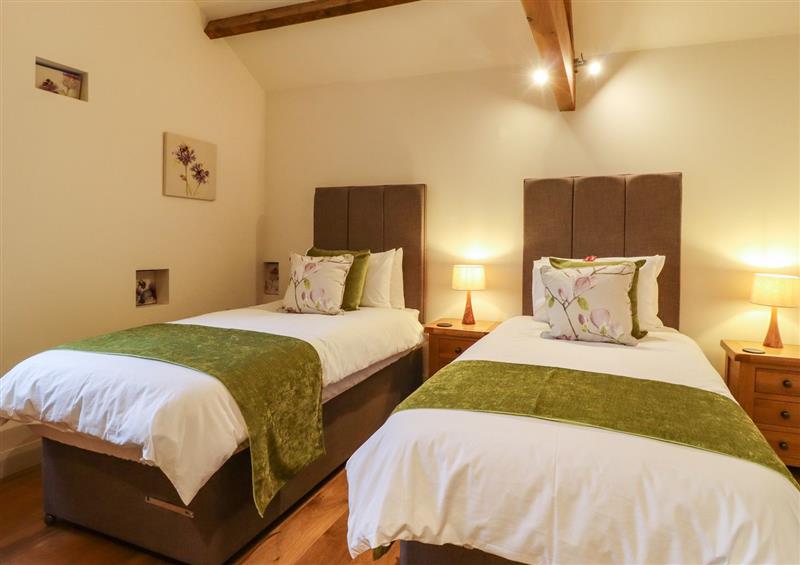 One of the 4 bedrooms at Mosscarr Barn, Pateley Bridge
