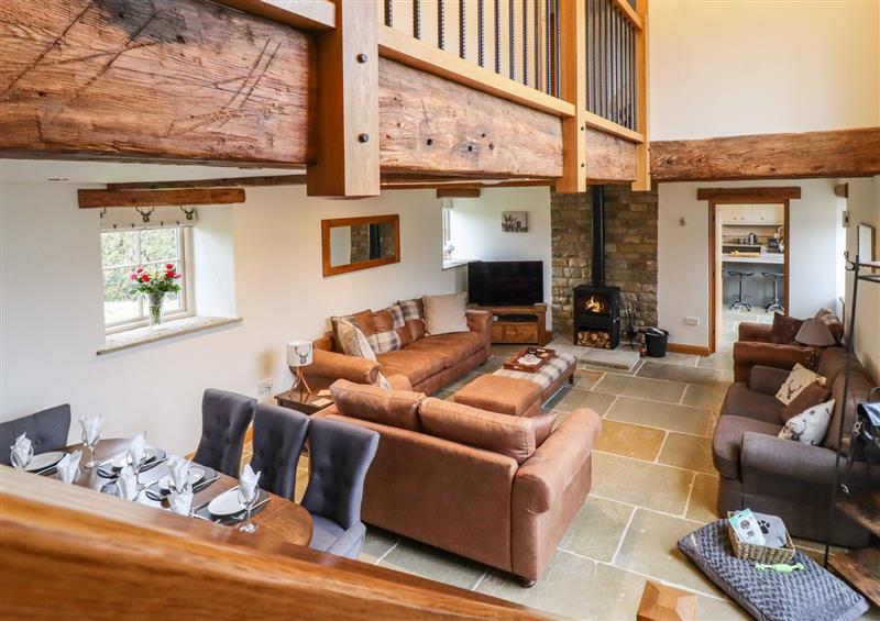 This is the living room at Mosscarr Barn, Pateley Bridge