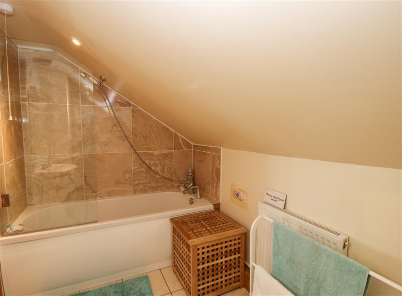 The bathroom at Mossy Lodge, Hemford near Minsterley