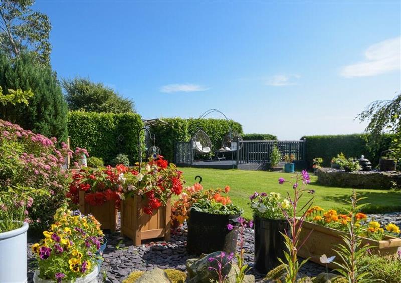 This is the garden at Mossyford Cottage, Alnwick