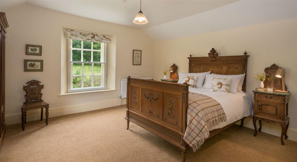 A double bedroom at Mottistone Manor Farmhouse in Newport, Isle Of Wight
