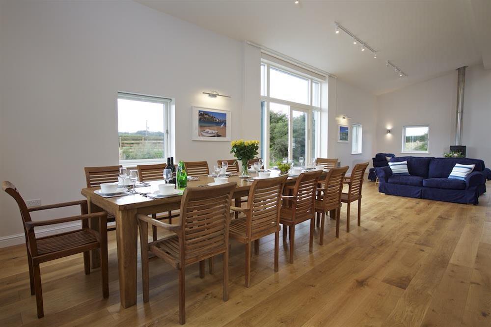 Large, light and sunny open-plan living accommodation at Moult Hill Barn in , Salcombe