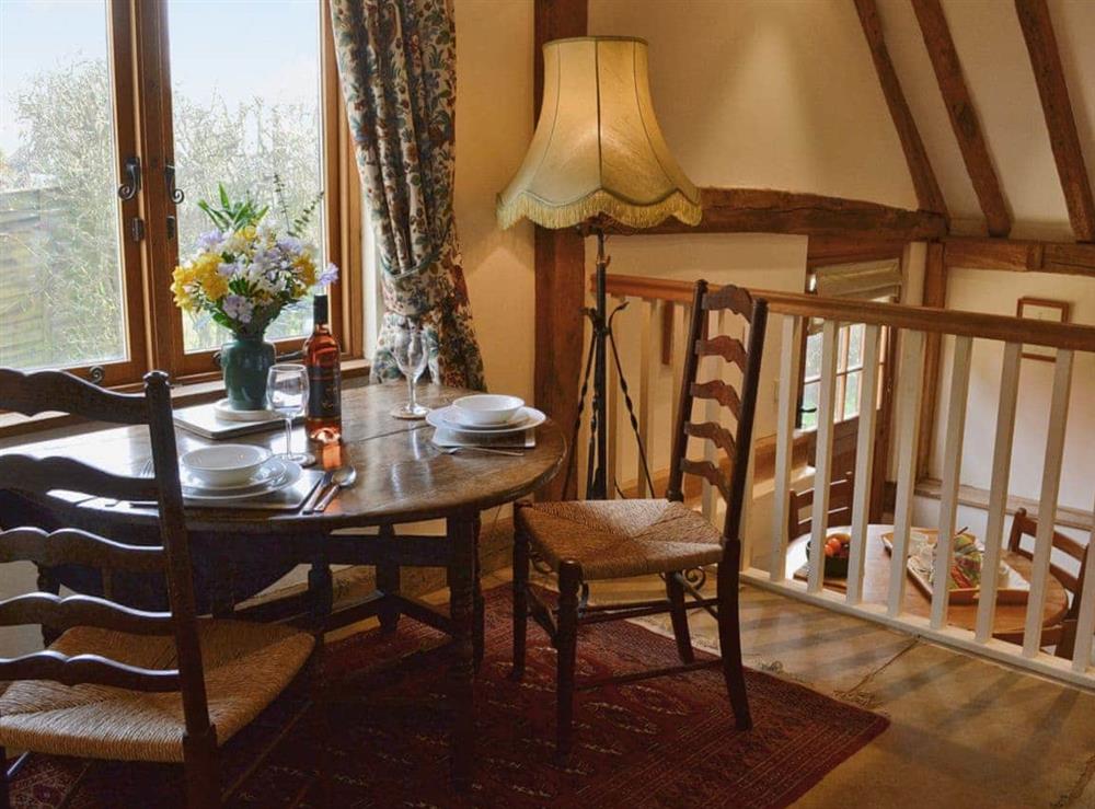 Dining room at Mount House Barn in Burwash, East Sussex