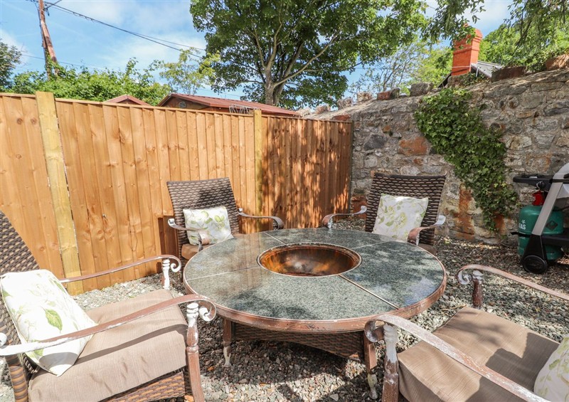 Enjoy a glass of wine on the patio