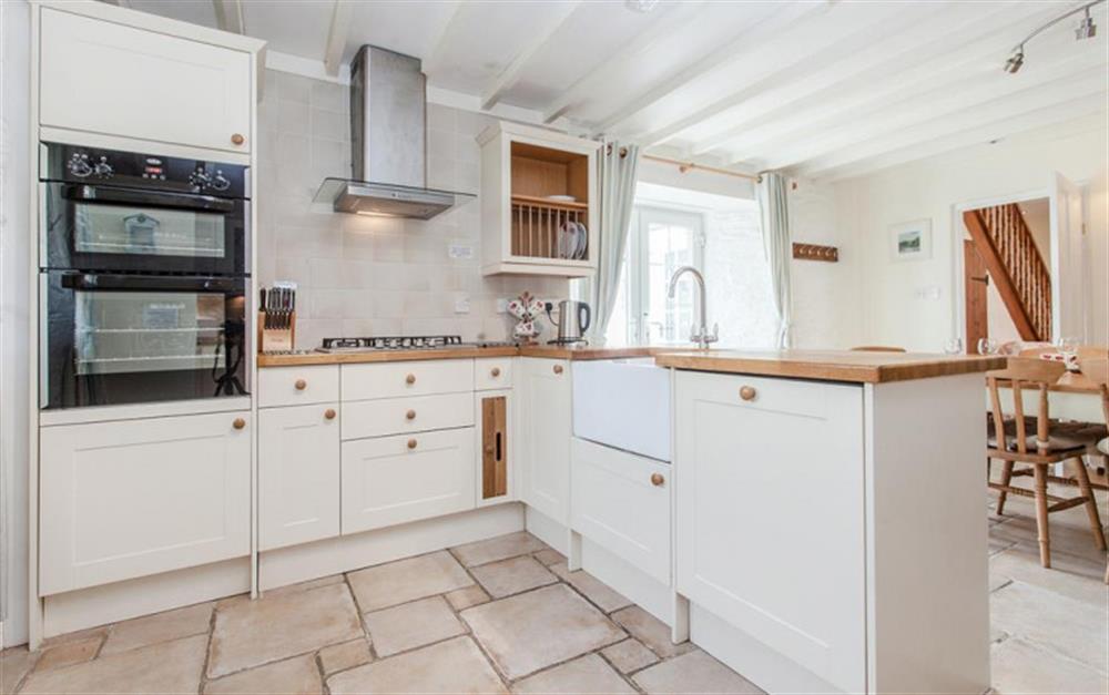 The well equipped fitted kitchen at Mount Pleasant in Slapton