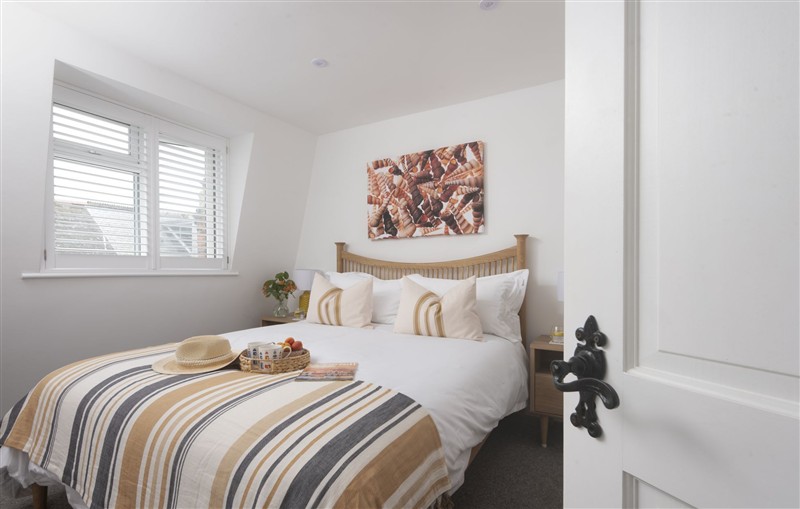 One of the bedrooms at Mount Pleasant, Cornwall