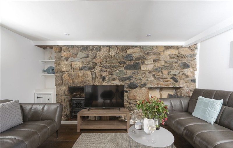 The living area at Mount Pleasant, Cornwall