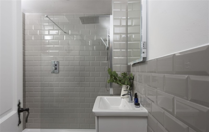 This is the bathroom at Mount Pleasant, Cornwall